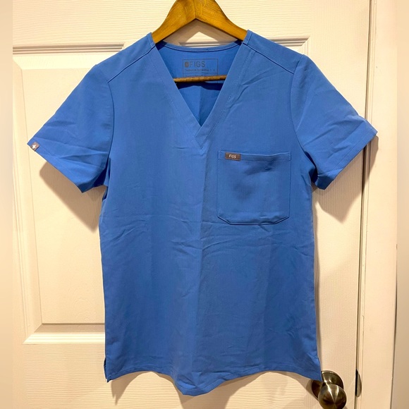 Figs Tops - FIGS technical collection size small blue - Scrub top